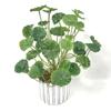 18 Heads Faux Lotus Leaf Plant Real Touch Fake Plants Artificial Lotus Leaf  Wedding Party