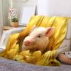 1 Stück Flanelldecke mit Cartoon-Druck, Hohe Qualität, Bequem für alle Jahreszeiten, Heimdekoration, Wärme und Komfort, Perfekt als Weihnachts- oder Geburtstagsgeschenk