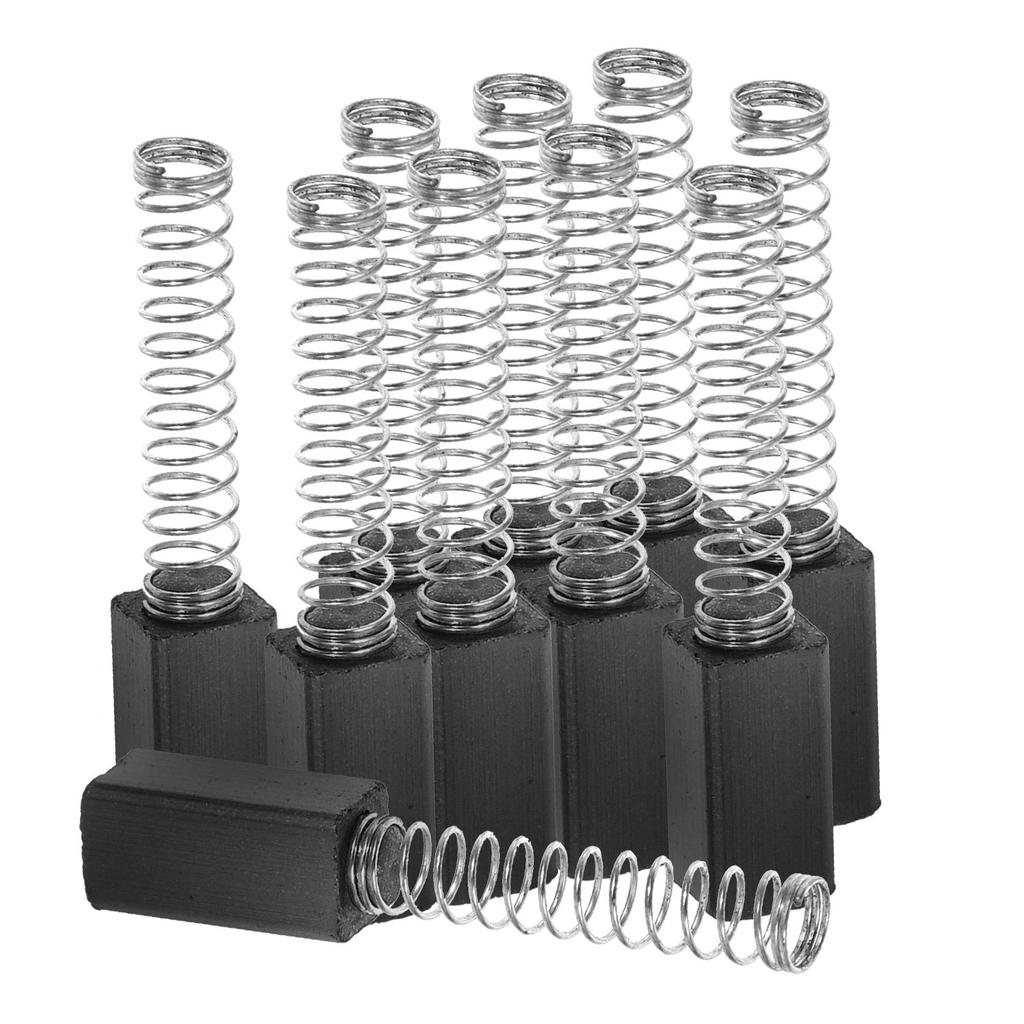 10Pcs Motor Carbon Brush Kit for Sewing Machine Repair Parts Electric Tool Brushes Power Tool Accessories Enhanced Performance
