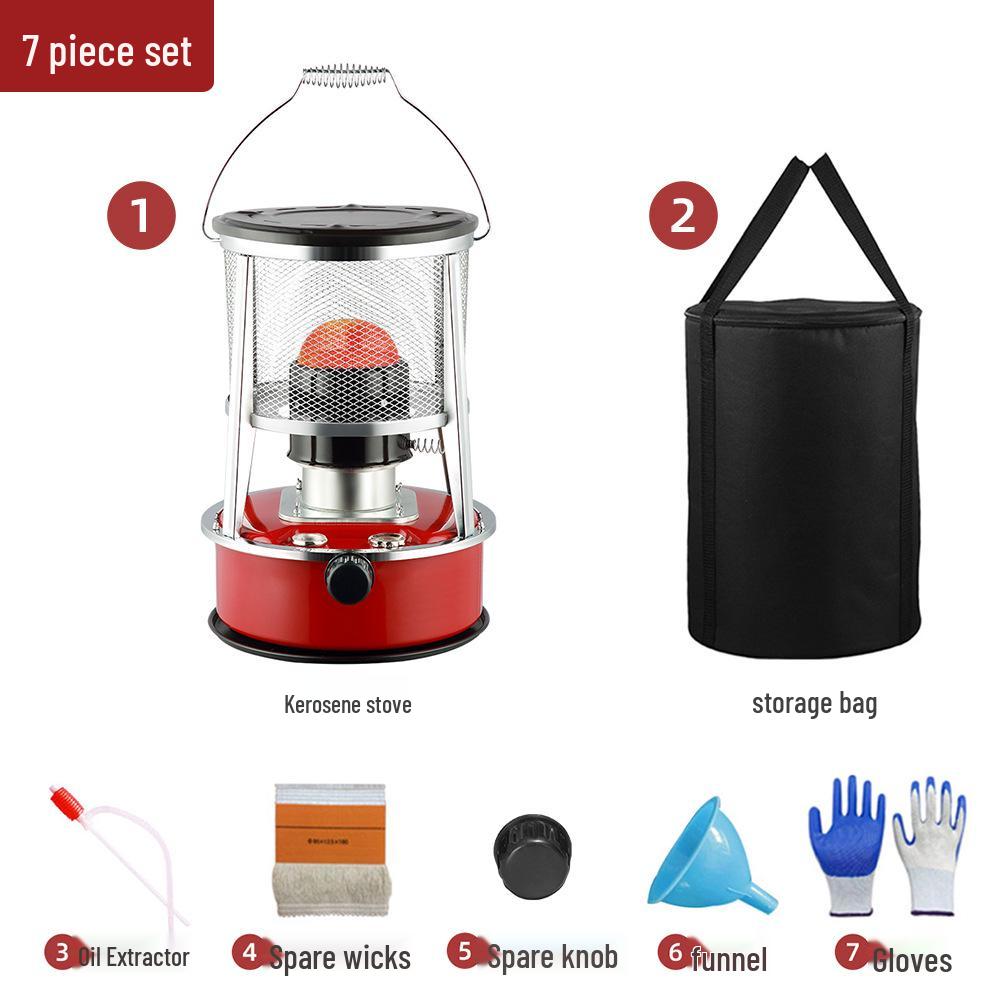 Portable Windproof Kerosene Heater & Stove for Camping, Ice Fishing, and Home Use