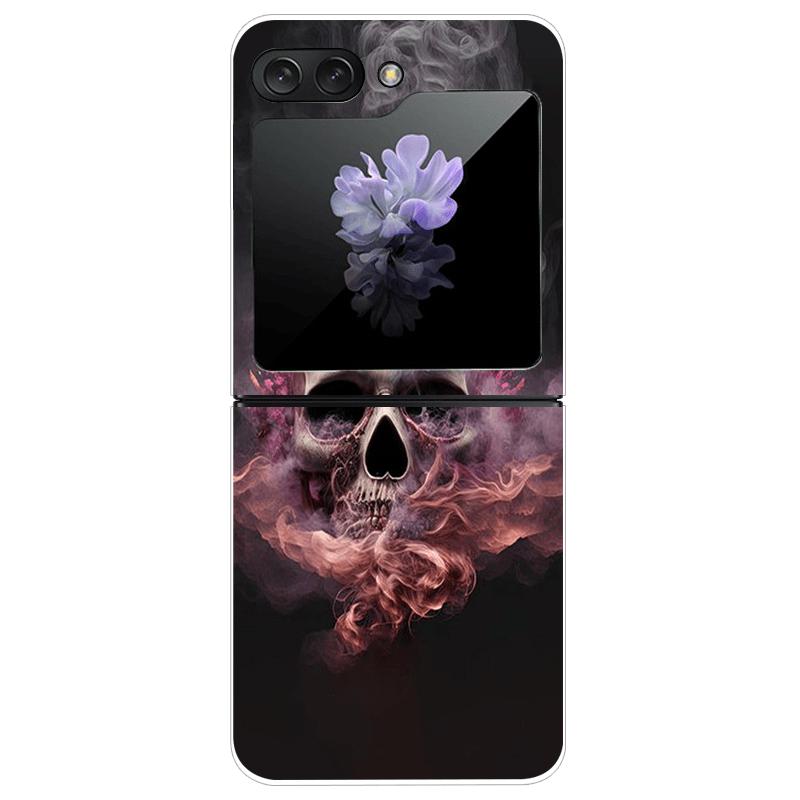 Transparent Case For Samsung Z Flip7 5G Fashion Printing Hard PC Clear Phone Cover For Galaxy Z Flip 7 Protective Fundas Shells