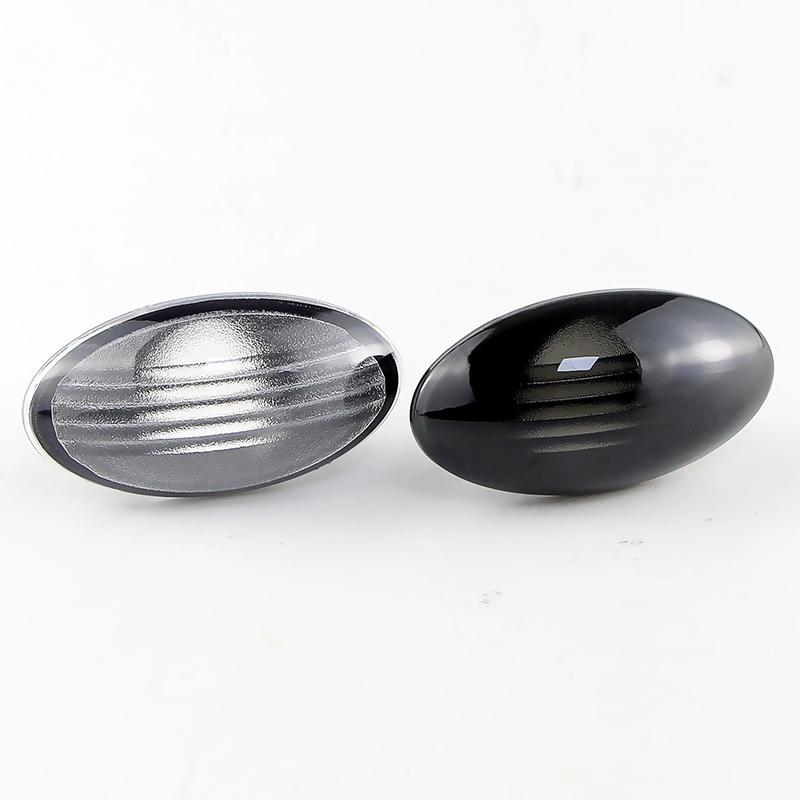 2Pcs For Mini Cooper R50 02-06 R52 04-08 R53 02-06 Turn Signal Side Fender Marker Light Housing Cover Shell Car Accessories