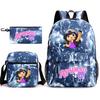 Spielwaren Aphmau Schultasche Cartoon Rucksack Federmäppchen Umhängetasche Dreiteiliges Set