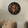 Vintage Wooden Wall Clock | Silent & Decorative | 3 Sizes Available | Perfect for Living Room & Office