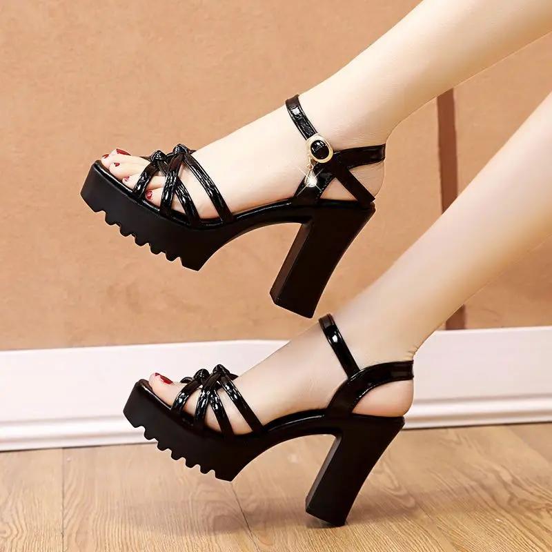 

Fashion Open Toe Heeled Woman Shoes Casual Comfortable and Elegant Summer 2025 Offers Trend Sale Anti Slip Hot Luxury Sandals for Women 40