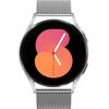 Bracelet + Case with Screen Protector for Samsung Galaxy Watch 5 44mm, Silver