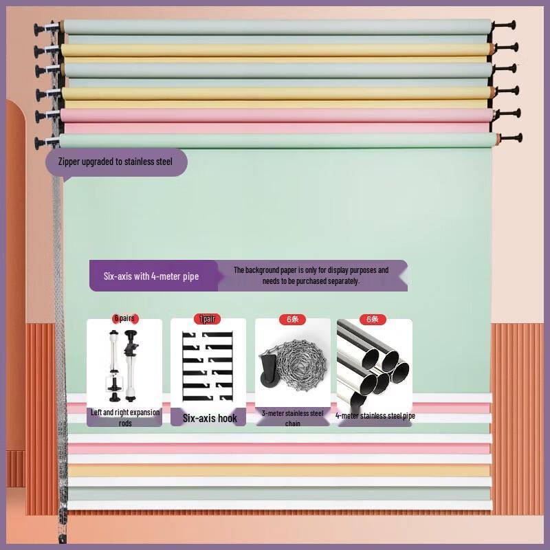 Manual Photography Background Roller System