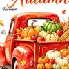 Removable Glass Stickers Autumn Harvest Window Clings, Decorative Static Sticker for Thanksgiving Home Shop Reusable Decals Decor, PVC Maple