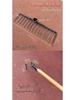 Multi-tooth Iron Rake for Gardening: Soil Loosening & Vegetable Planting