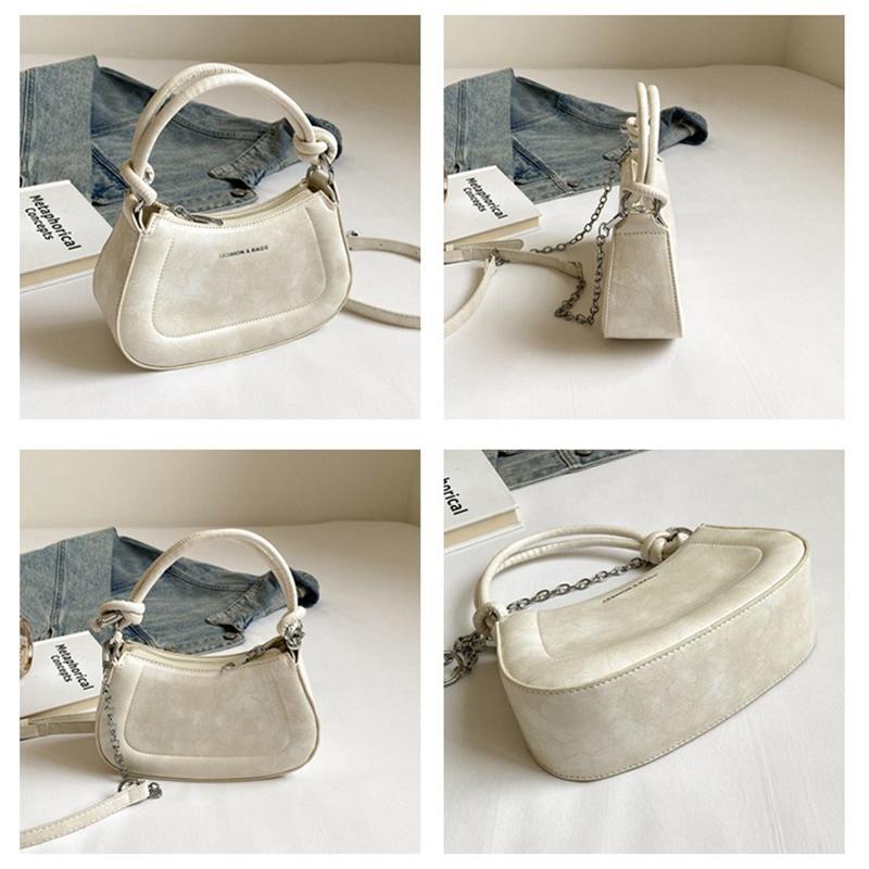 Dámská retro kabelka 2024 Spring New Fashion Řetízková taška přes rameno Gradient Crossbody