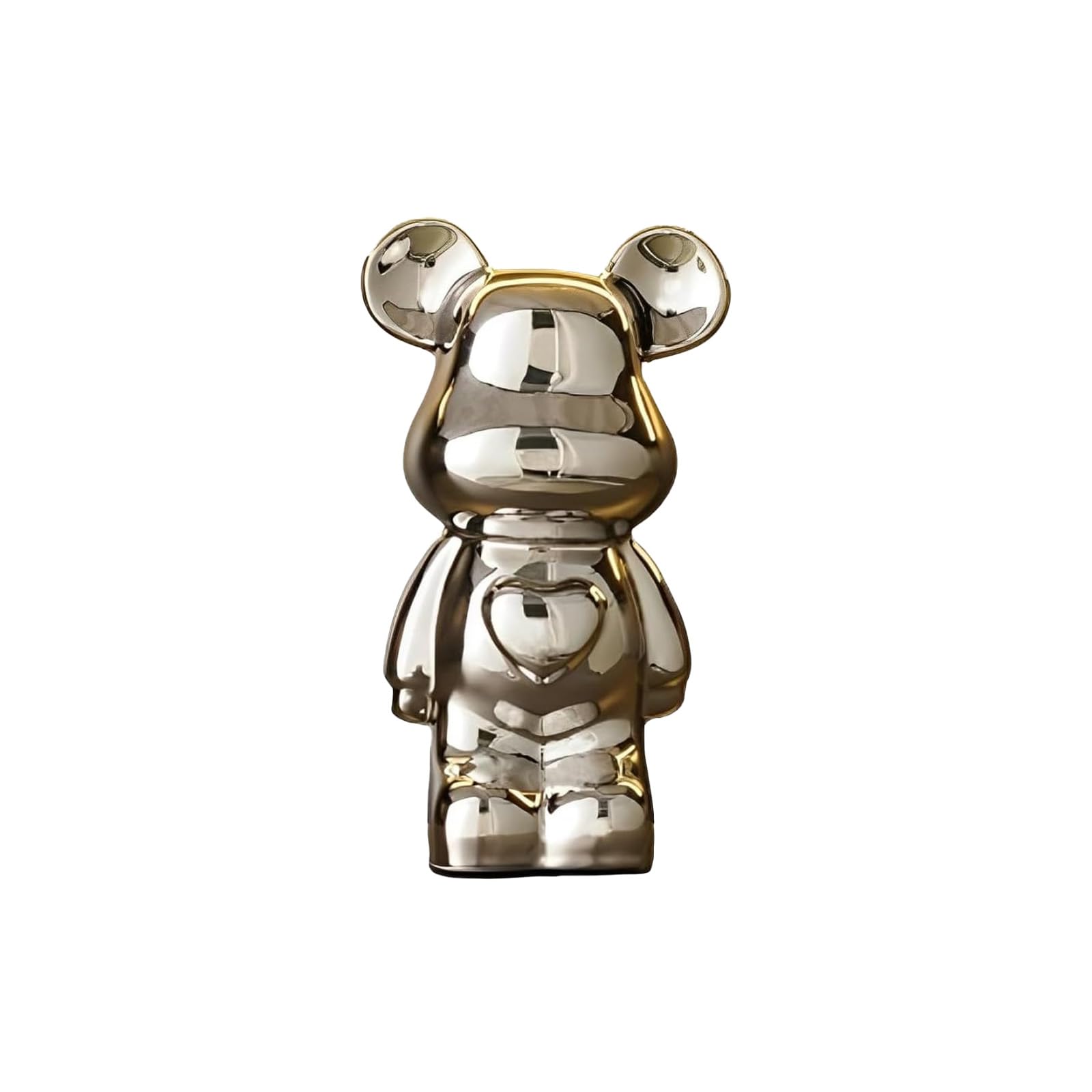 

Hyack Nordic Korean Accessory Object, Ornament, Bear, Stylish, Soothing, Cute, (Silver) [Product Code]