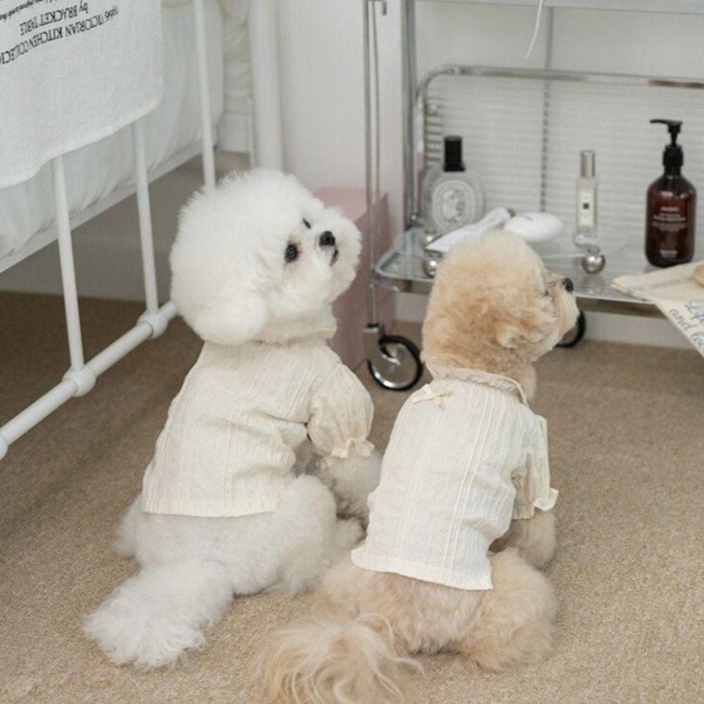 

Soft Pet Plaid Strap Skirt Breathable Dog Vest Dresses Pet Supplies Pet Clothes For Puppy Kittens XS-Pet Jumpsuit