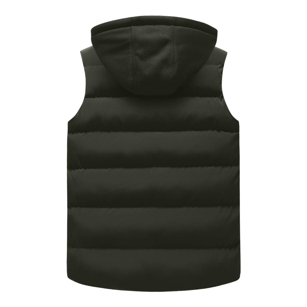 Casual Men'S Vest Men'S Loose Warm Down Cotton Vest Coat