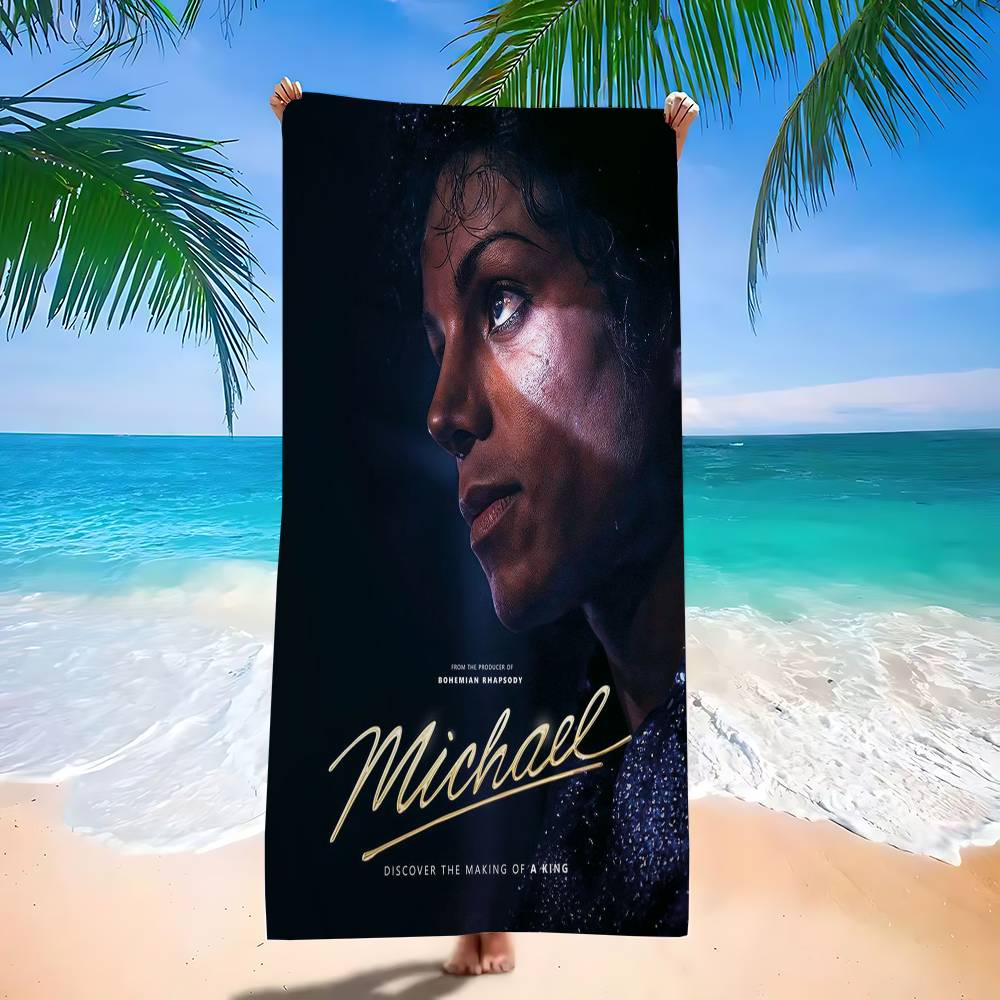 Popular Singer M-Michael J- Jackson Classics Beach Towel Bath Towels for Microfiber Quick Dry Sand Free Beach Yoga Spa Gym Pool