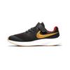 Nike Star Runner 2 Slip Resistant Abrasion Resistant Low top Kids' Running Shoes Black Gold Red AT1801-010