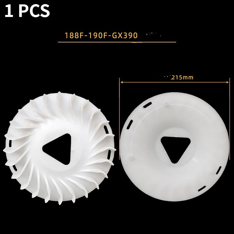 Plastic Flywheel Cooling Fan Petrol Generator Cooling Blade 168 F170f177f188f190 GX160/390 for Petrol Engine Flywheel Parts