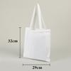 Muji Custom Logo Canvas Tote Bag - High Quality 3D Film Coated Cotton Bag