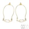 2Pcs Einstellbare Lampe Schatten Harfen Halter Kit mit E26 Licht Basis Metall Lampenschirme Halter für Tisch eine