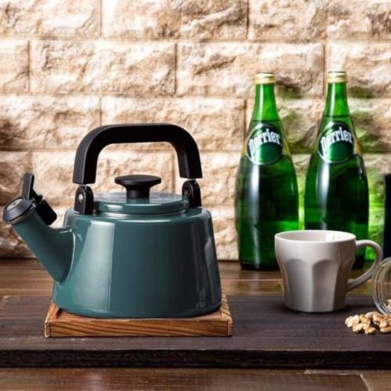 IH Compatible Cotton Whistling Kettle 2.1L Horo) Smoke Blue Fuji Horo (Fuji CTN-2.1WK.SB
