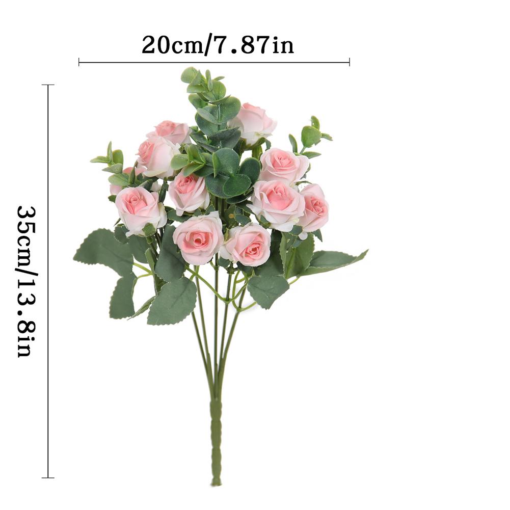 Arranjo Deslumbrante de 10 Cabeças de Flores de Seda para Ocasiões Especiais