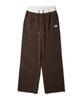 ALVINCLO Wappen Corduroy Elastic Color Block Wide Pants Dlx1375 (3 Colors)