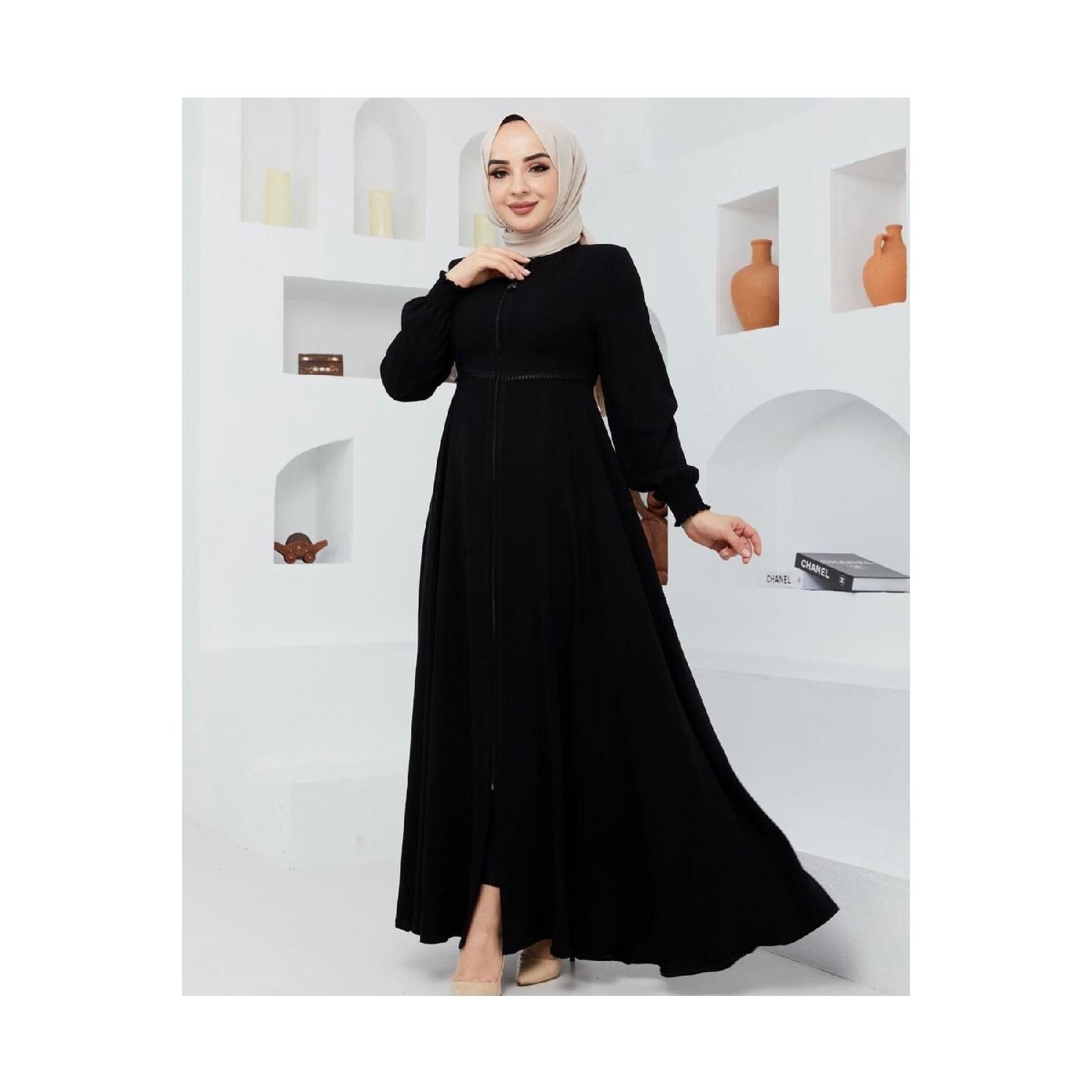 

Подробная талия Mevlana Abaya Summer Aerobin 38 чёрный