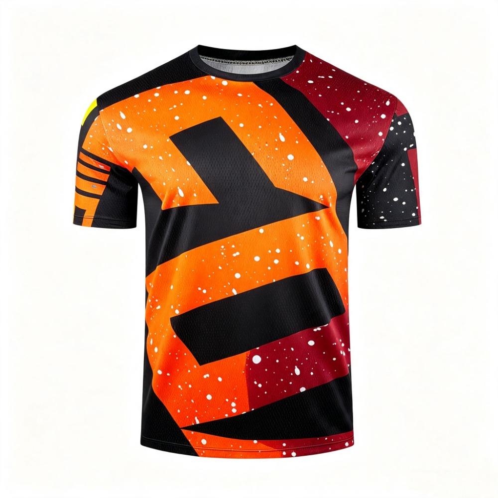 Men’s white Black Mountain Bike Jersey Shirts Lightweight Breathable