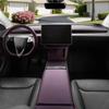 Updated Tesla Model 3/Y Center Console Silicone Wireless Charger Decor Accessory.