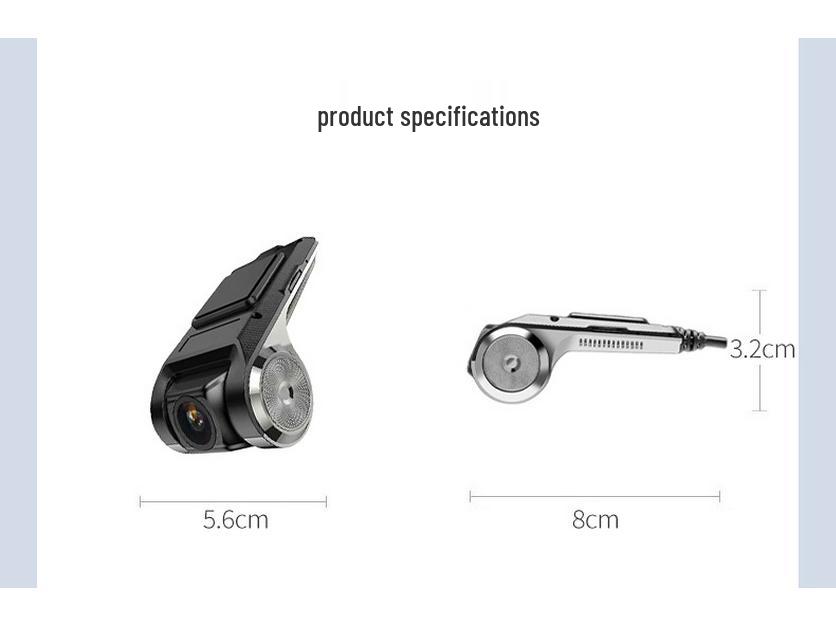 HD Hidden Dash Cam with Android Navigation, USB Recorder & ADAS