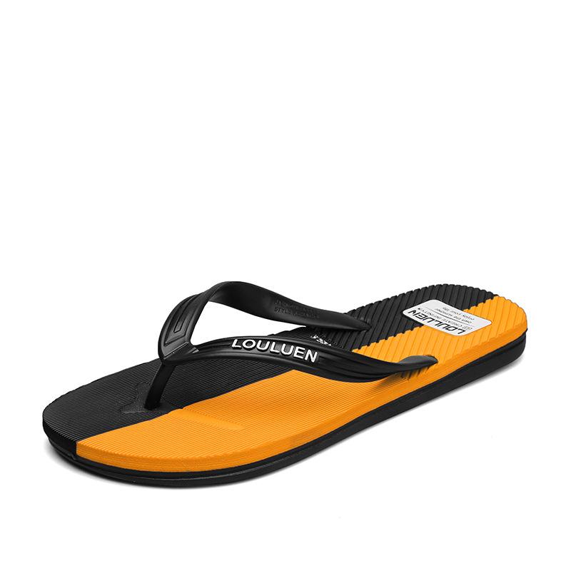 

Flip-flops men s summer new non-slip and wear-resistant outer wear pinch foot beach slippers men s indoor sandals trend clip 44