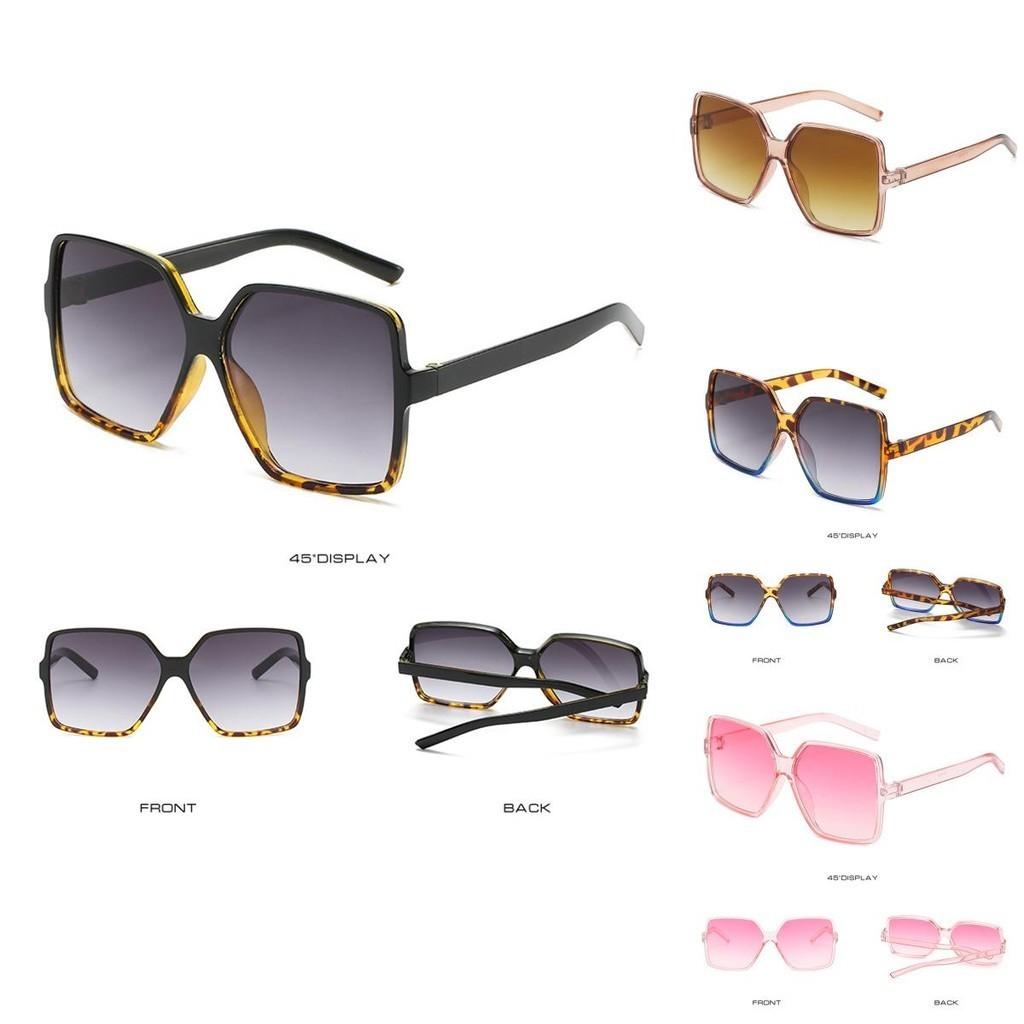 Fashionable Women's Oversized Square Sunglasses With Durable Ac Lens For Outdoor Glam