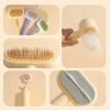 Cat Comb To Remove Floating Hair, Cat Hair Comb, Pet Double-sided Hair Removal Self-cleaning Comb, Cat Hair Removal Magic Tool, Petting Cats and Dogs