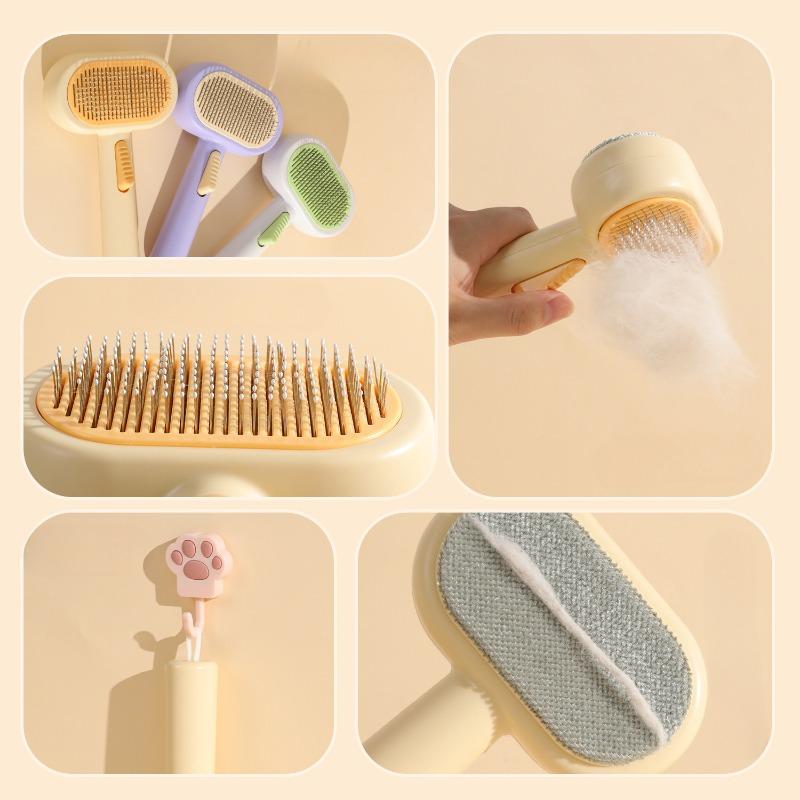 Cat Comb To Remove Floating Hair, Cat Hair Comb, Pet Double-sided Hair Removal Self-cleaning Comb, Cat Hair Removal Magic Tool, Petting Cats and Dogs