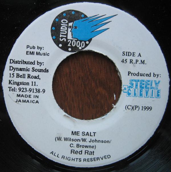 

7inch Record RED RAT - Me Salt none Studio 2000 1999 Jamaica Reggae, Ska & Dub Used