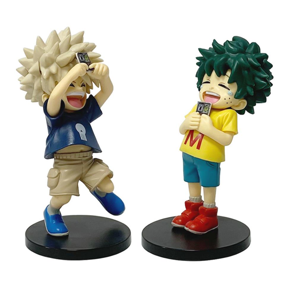 Boku No Hero Academia Figurka Anime Midoriya Izuku Dzieciństwo Bakugo Katsuki Figurka Akcji PVC Zabawki Kolekcjonerskie Prezenty Świąteczne