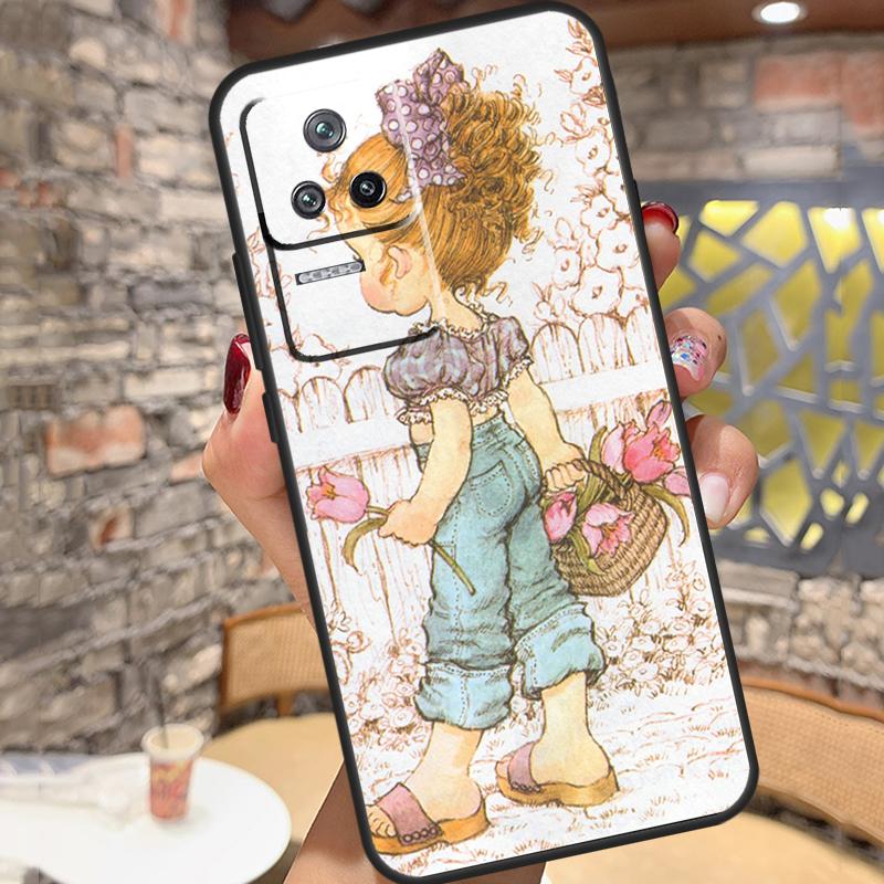 Sarah Kay Hülle Für Xiaomi 11T 12T 13 Pro 12X 11 12 Lite Hülle Für POCO F5 X5 X4 X3 Pro F4 GT F3 M5 C40