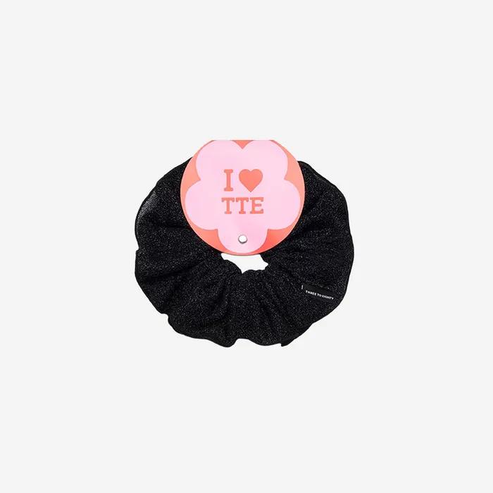 GLITTER SCRUNCHIE BLACK