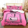 Nuovo Set Biancheria da Letto 3D Juicy Couture per Tutte le Stagioni per Letto Singolo 3 Pezzi Set Piumone Copripiumino Letto Matrimoniale King Copripiumone Tessili per la Casa