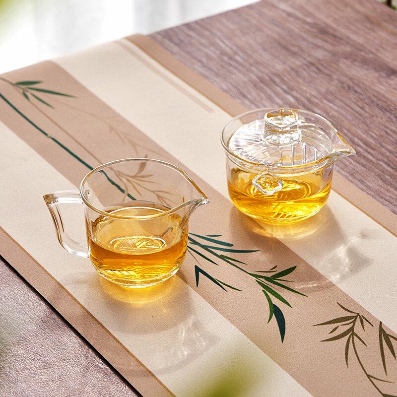 ZISIZ Chinese Style Glass Thumb Ring Cup