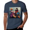 Mosaic Wings On Blossoms Tshirt Minimalist Graphic Tee Shirt