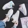 Little white shoes women's 2025 autumn new board shoes college style color matching fashion muffin soft sole light casual sports shoes