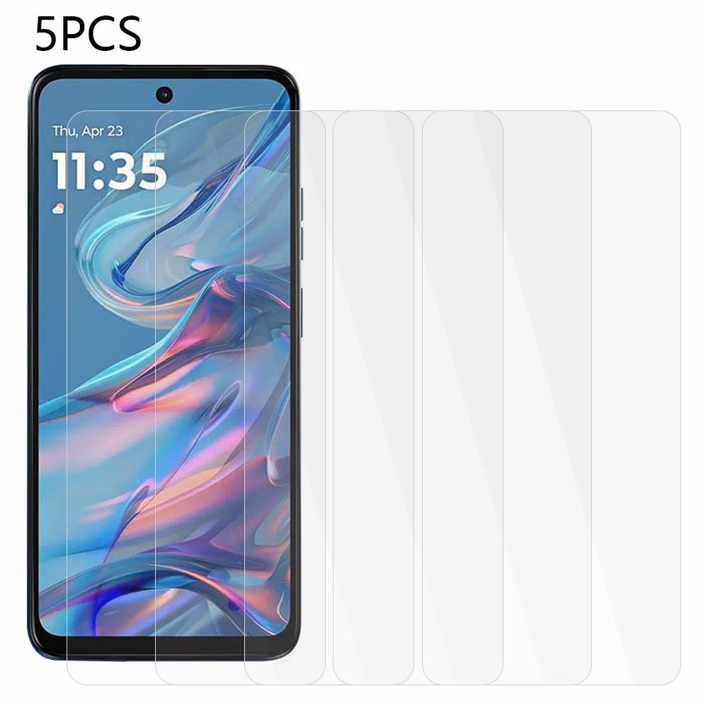 

5 шт. Захисна плівка для екрана Motorola Moto G45 5G/G34 5G 0,3 мм 2.5D Загартоване скло Прозора плівка Type A