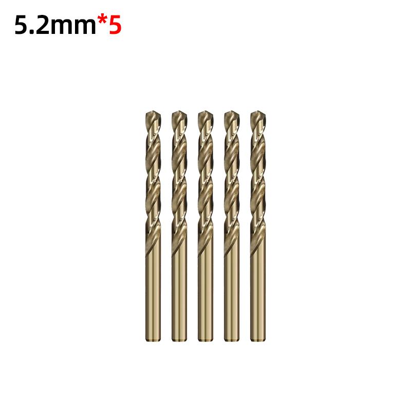 Metal Drill Cobalt Twist Drill Bit Set 1-13mm HSS M35 Stainless Steel Twist Drills The Whole Ground Metal Reamer Hole Tools