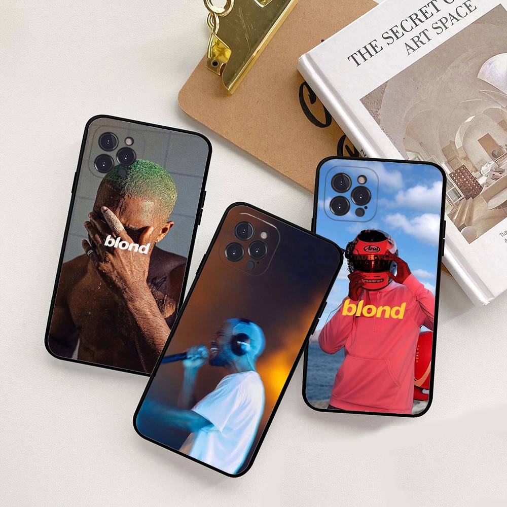 Singer Frank Blonde Oceans Hot Phone Case For iPhone 17 Air 16 15 14 Plus 13 12 Mini 11 Pro Max Black Cover