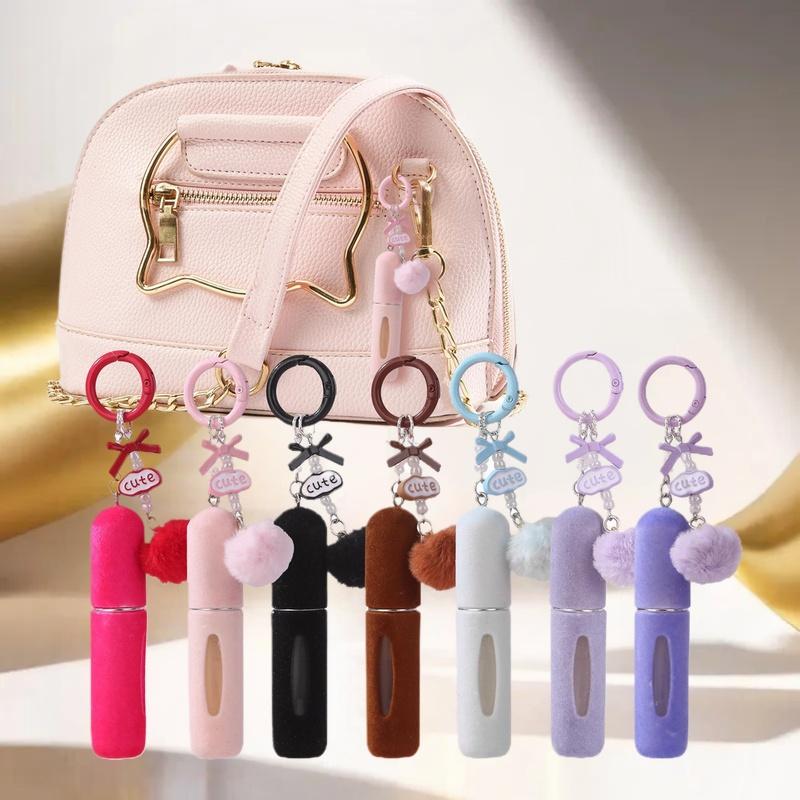 5ml Mini Perfume Bottle Leak-proof Empty Spray Rotating Bottle Refillable Spray Atomizer Bottle Portable Cosmetic Containers