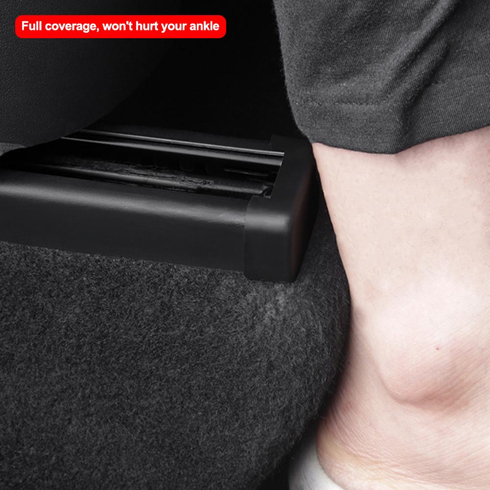 4pcs Car Seat Rear End Rail Cover Protector Backseat Slide Protection Anti-kick for Tesla Model 3 Y Juniper 2025 Accessories