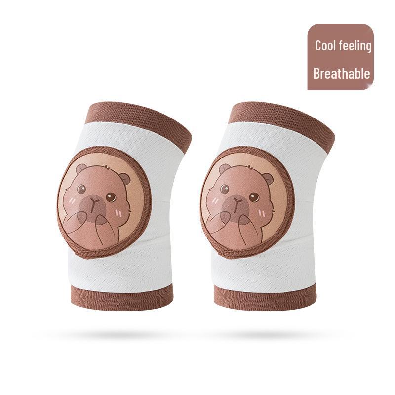 25 Baby Knee Pads: Anti-Fall Crawling Gear for Infants and Kids, Breathable Mesh, Summer Style