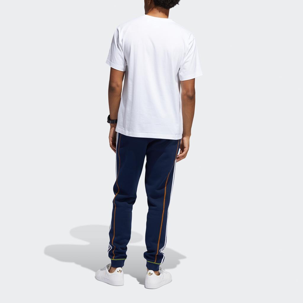 adidas Originals Summer Tongue L Printing Logo Sports Round Neck Short Sleeve White Men's GN3900