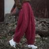 Women's Down Cotton Pants Thickened Warm Winter Wide-leg Pants Fashion All-match Casual Pants