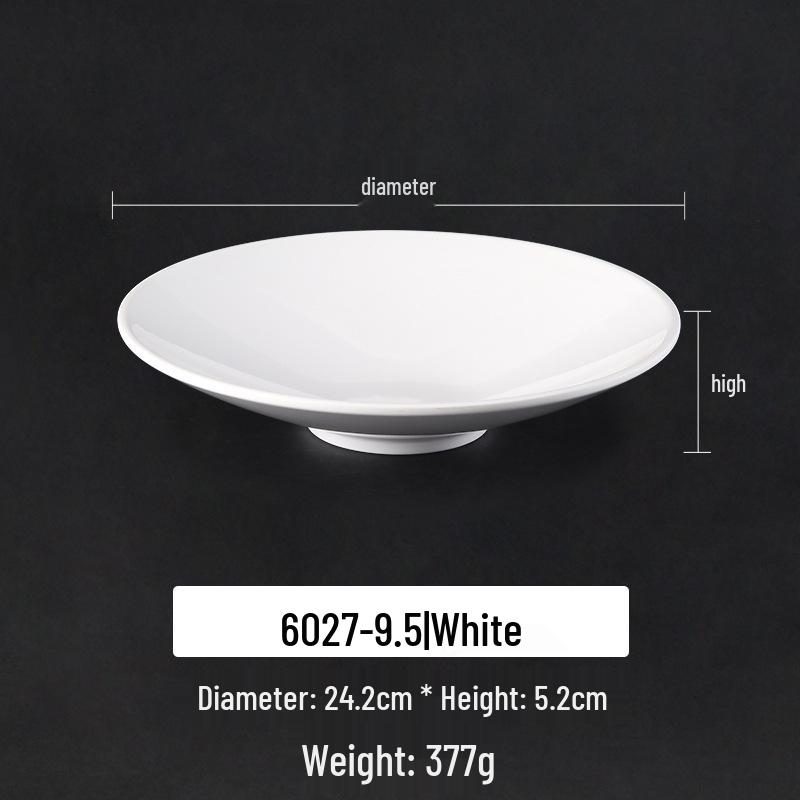 Melamine Artistic Noodle Mixing Bowl - Creative Conical Hat Design for Restaurants and Hotels